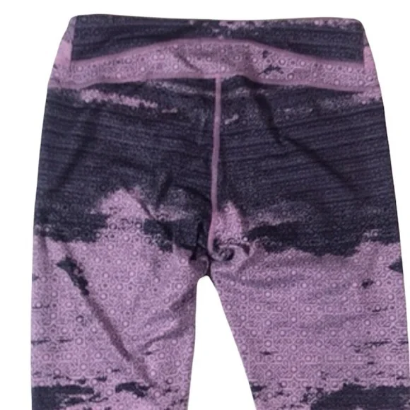 Lucy Studio Hatha High Tide Lavender/Black Full Length Leggings - Picture 6 of 8